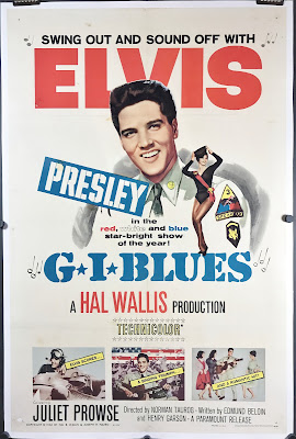Elvis Presley G.I. Blues movie poster