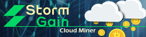 StormGain Cloud miner