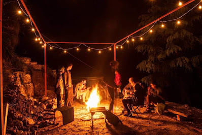 campfire in kheerganga