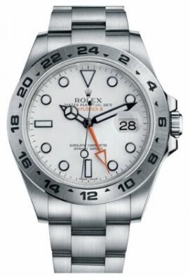 Rolex Explorer II Stainless Steel White dial 216570W Replica