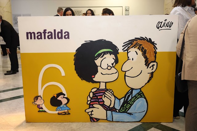 Exposición “El Mundo según Mafalda” es inaugurada en la Galería Nacional del Palacio de Bellas Artes