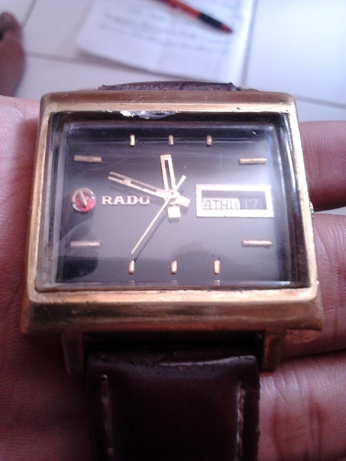 Jam Tangan Jadul/Vintage Rado (Model Segi Empat) ~ Jam 