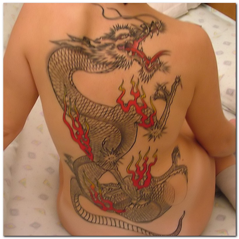 chinese dragon tattoo. (image) Chinese Dragon Tattoo