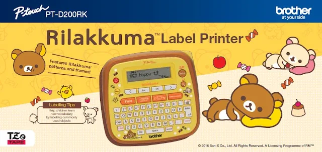 Brother PT-D200RK Rilakkuma Character Label Printer