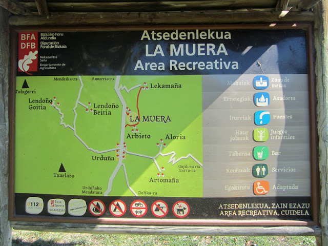 Area recreativa de la Muera en Orduña (Bizkaia)