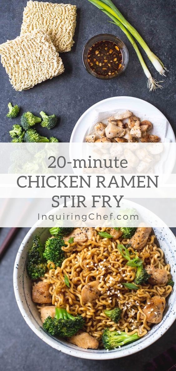 20-Minute Chicken Ramen Stir-Fry