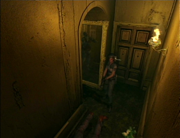 Resident Evil GameCube Zombie in Mirror