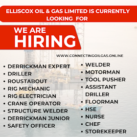  Elliscox Oil & Gas Limited is currently looking  for