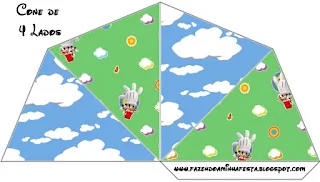 Mickey Clubhouse Free Printable Cones.