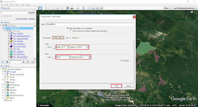 Google Earth Pro Import Kecamatan.kml