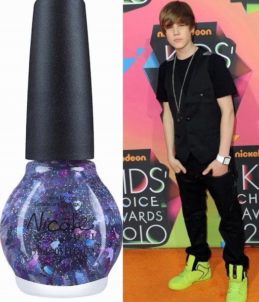 justin bieber nail polish line. Justin Bieber#39;s debut nail