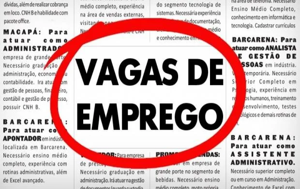 vagas de emprego