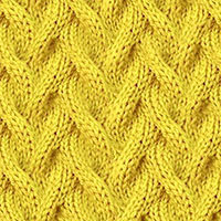 Learn Sand Cable Pattern with our easy to follow instructions at HandKnittingStitches.com