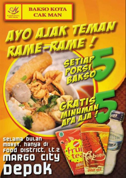 13 Desain Brosur Keren Untuk Bisnis Makanan [PILIHAN 