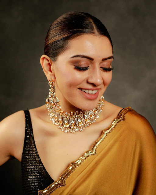 Designer necklace for Actress Hanshika Motwani