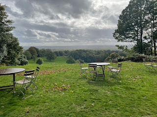 Leith Hill tea patio views
