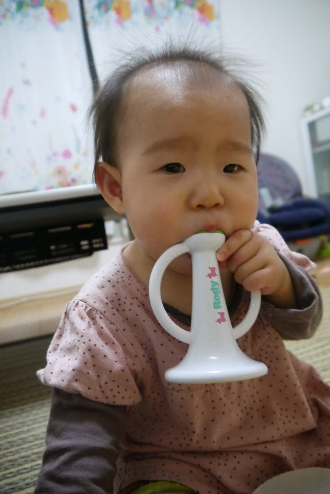 ちいままの育児書 赤ちゃんがラッパを吹いた 生後９か月