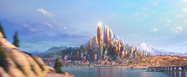 Zootopia City Off In The Distance Disney