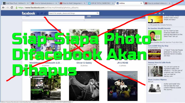 Siap-Siap, ISU Facebook akan Hapus Semua Foto Anda Mulai 16 October 2016 Ternyata Benar