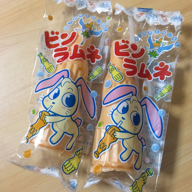 駄菓子屋　もなかのビンラムネ 