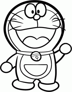  Menggambar Doraemon  Menggambar  Asik