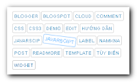 Tùy biến label cloud với CSS cho blogger