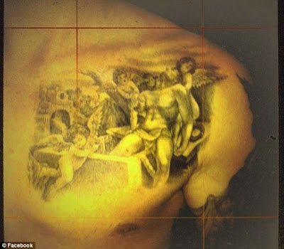 david beckham tattoos jesus. David also posted a video on