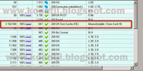 Extensi HandyCache untuk 4Shared dan General Video