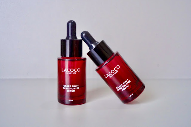 LACOCO GRAPE FRUIT ACNE FIGHTER SERUM REVIEW SERUM JERAWAT