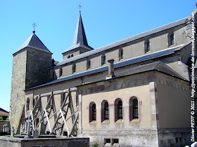 MARSAL (57) - La collégiale Saint-Léger (Extérieur)