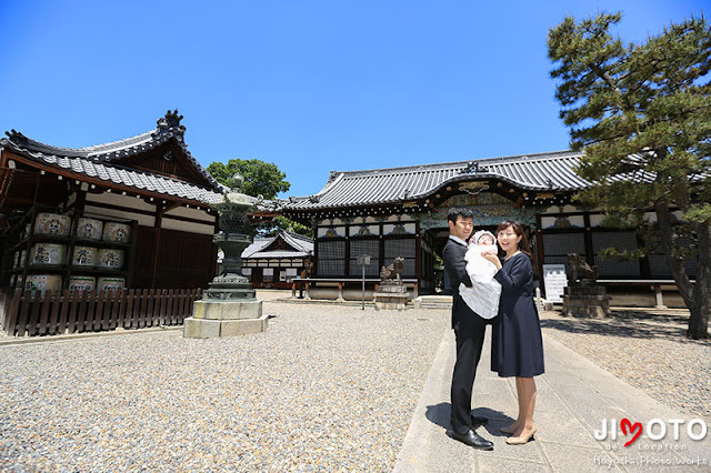 御香宮神社でお宮参り撮影