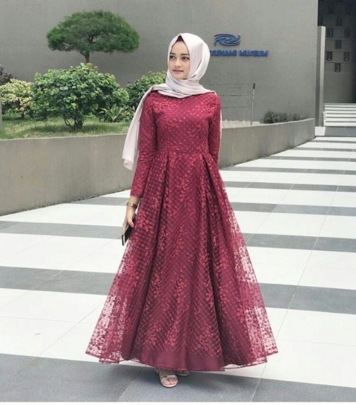 55 Model Dress Kebaya Modern Terupdate 2019 - Terbaru9.Info