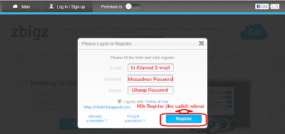 Cara Daftar zbigz.com untuk Download Torrent via IDM