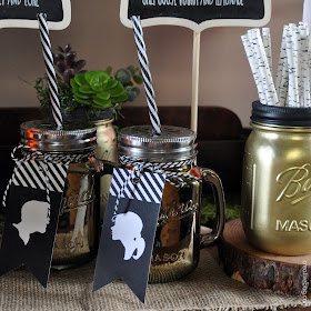 drink station at anniversary party by Lorrie Everitt for Creative Bag