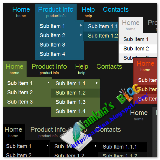 create drop menu by css for blogger - Hướng Dẫn Chi Tiết Tạo Drop Menu Nhiều Cấp