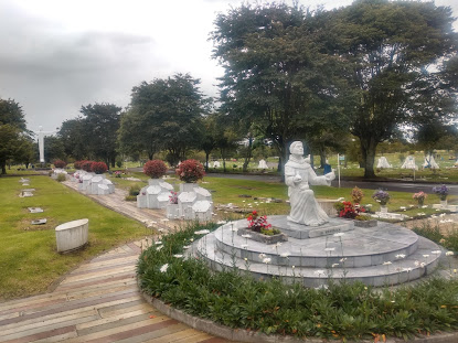 A cemetery in the north of Bogotá, Colombia.