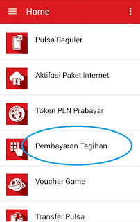 gambar menu pembayaran tagihan di unitedtronik