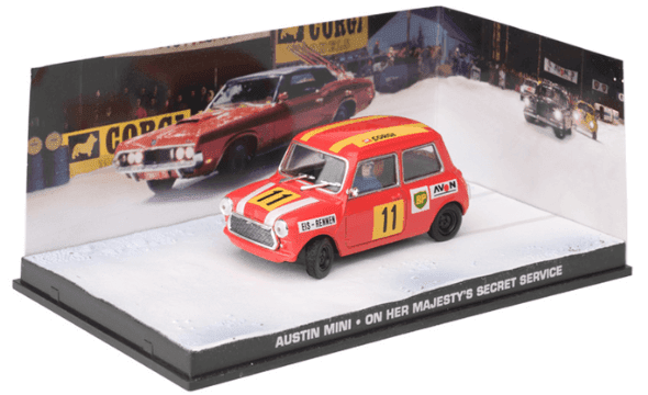 bond in motion 1:43 eaglemoss, austin mini 1:43 on her majesty’s secret service