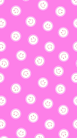 Preppy Wallpaper Smiley Face