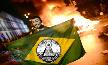 Image result for ConheÃ§am a Agenda ILLUMINATI por trÃ¡s da onda de protestos e anaquia no Brasil !