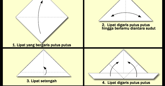 Cara Membuat  Origami KELINCI Untuk Anak