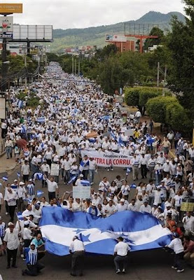 Honduras March for Peace, 7/22/09