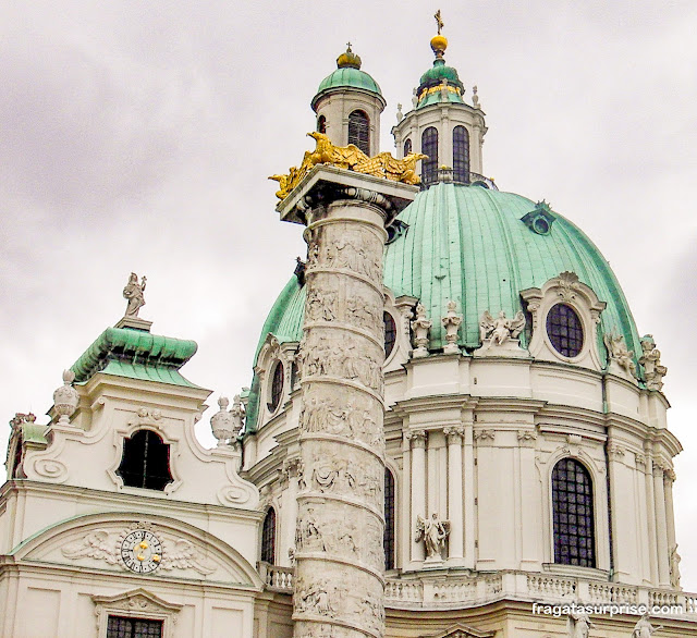 Karlskirche em Viena, Áustria