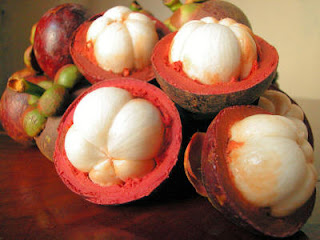 fresh mangosteen fruit