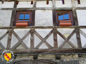 VIC-SUR-SEILLE (57) - Maisons à pans de bois (XVIe siècle)
