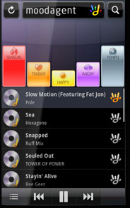 Moodagent playlist creator