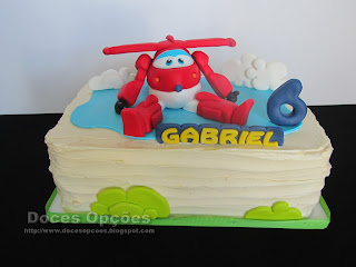 Bolo de aniversário Super Wings