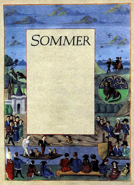 Kalenderblatt Sommer - Kunst Mittelalter