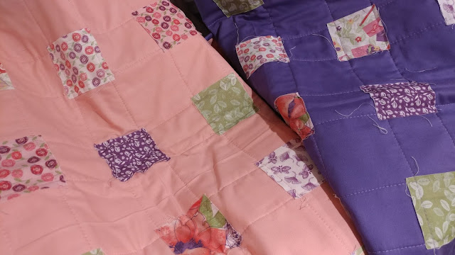 Quick and easy quilt-as-you-go baby quilts