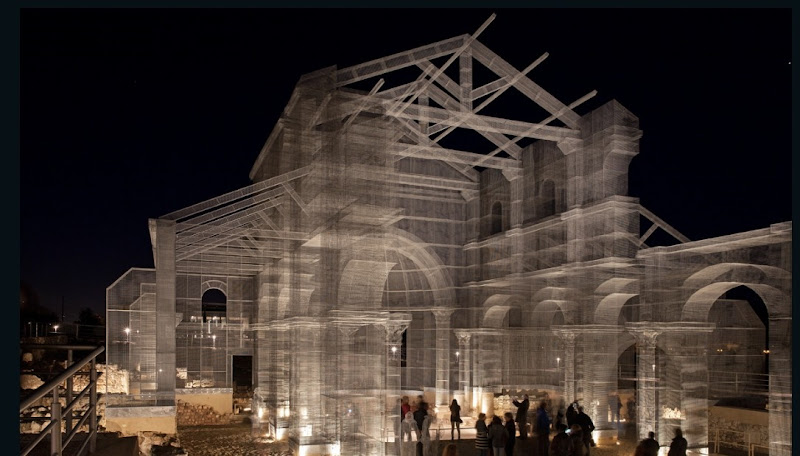 Artist creates a phantom basilica in Italy’s Puglia